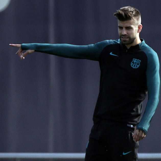 Gerard Piqué entrenament Efe