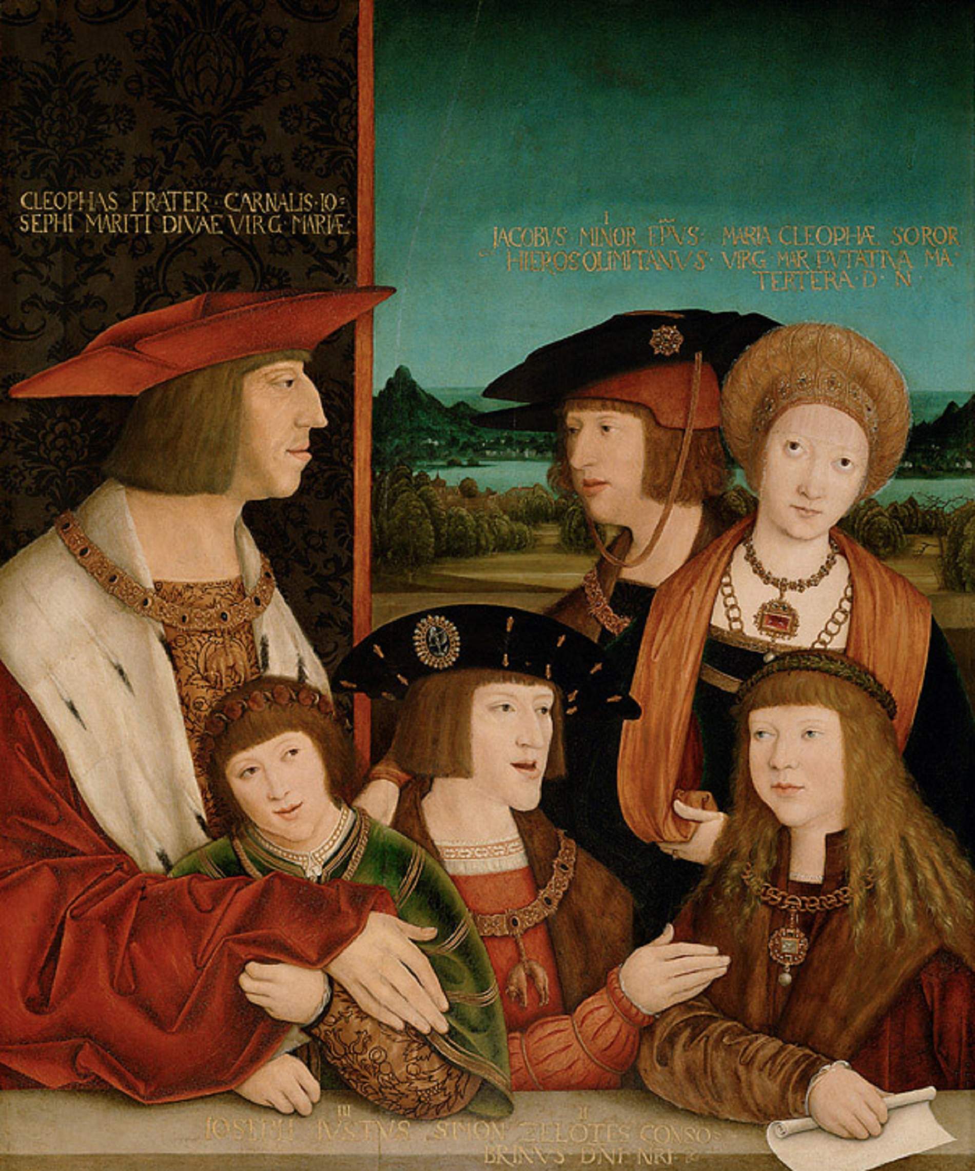 La família de Carles de Gant (circa 1515). Font Kunsthistorisches Museum. Viena
