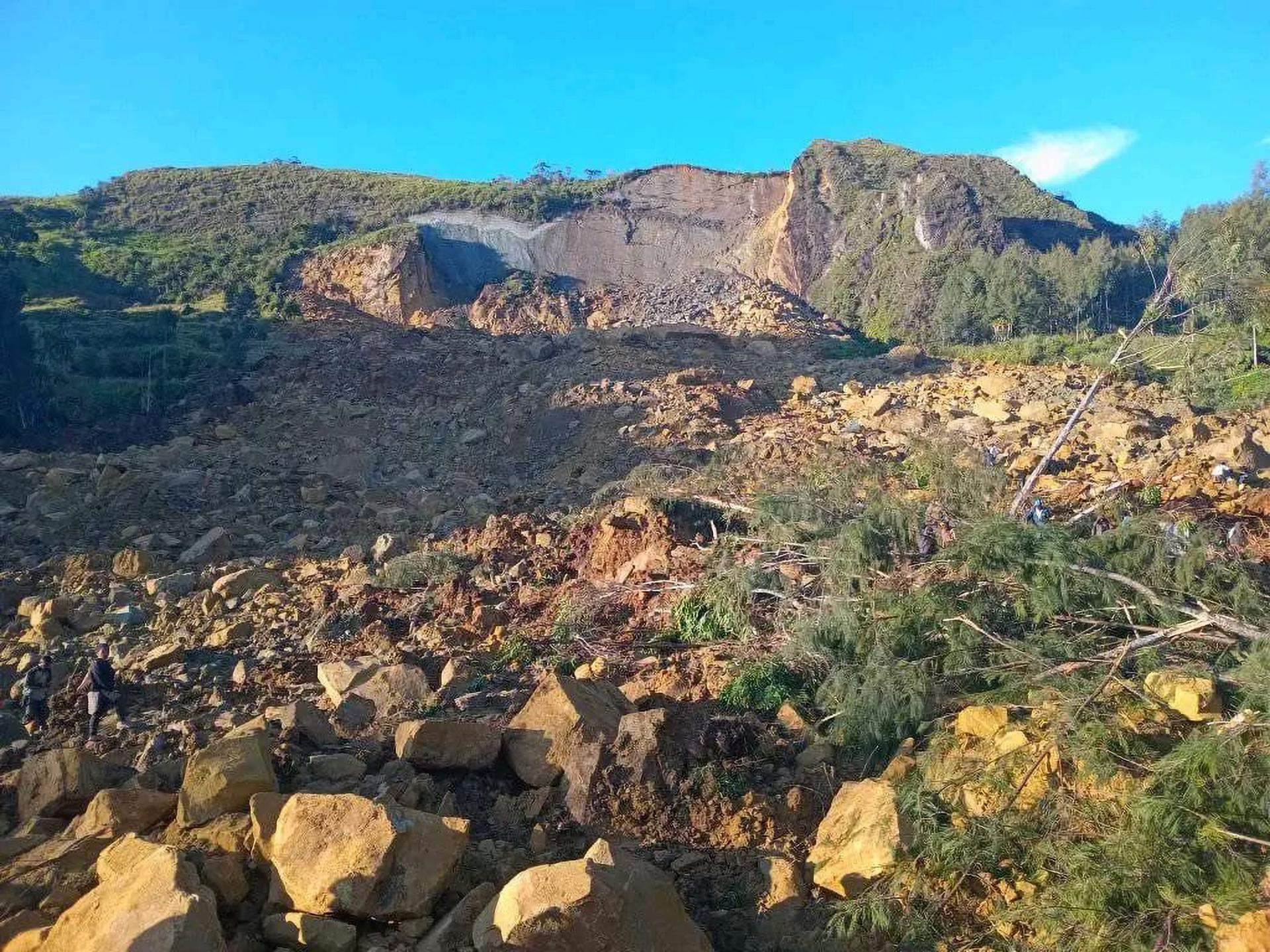 La ONU cifra en más de 670 los muertos en una avalancha de tierra en Papúa Nueva Guinea