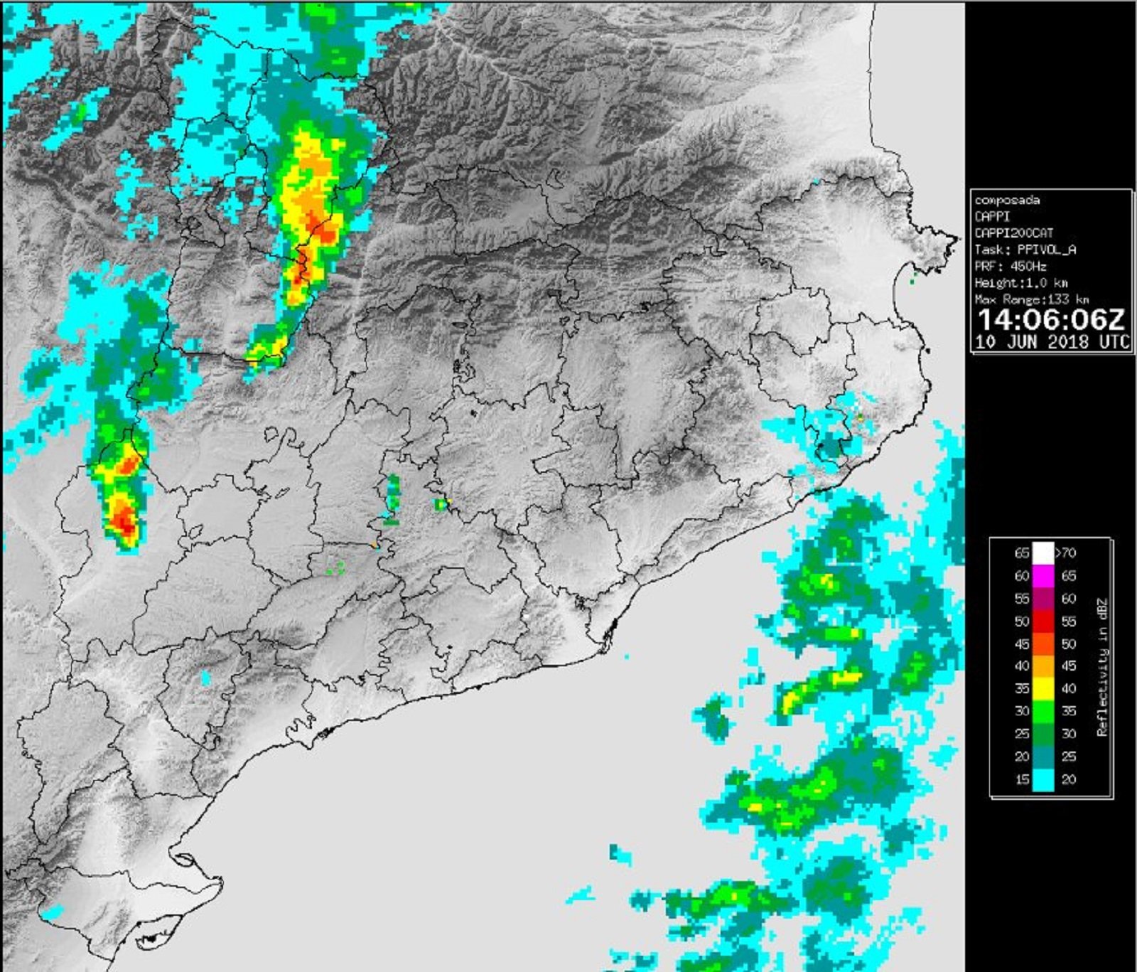 Tormentas en el oeste del país