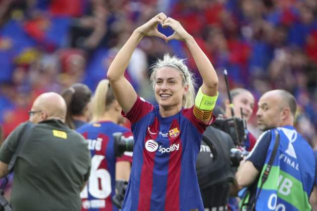 Alexia Putellas emocionada tras ganar la Champions League femenina / Foto: EFE Alexia Putellas emocionada tras ganar la Champions League femenina / Foto: EFE