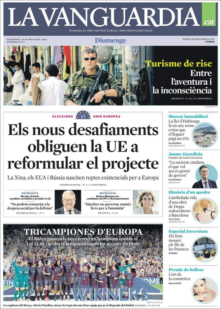 'La Vanguardia' 26 CAT 'La Vanguardia' 26 CAT