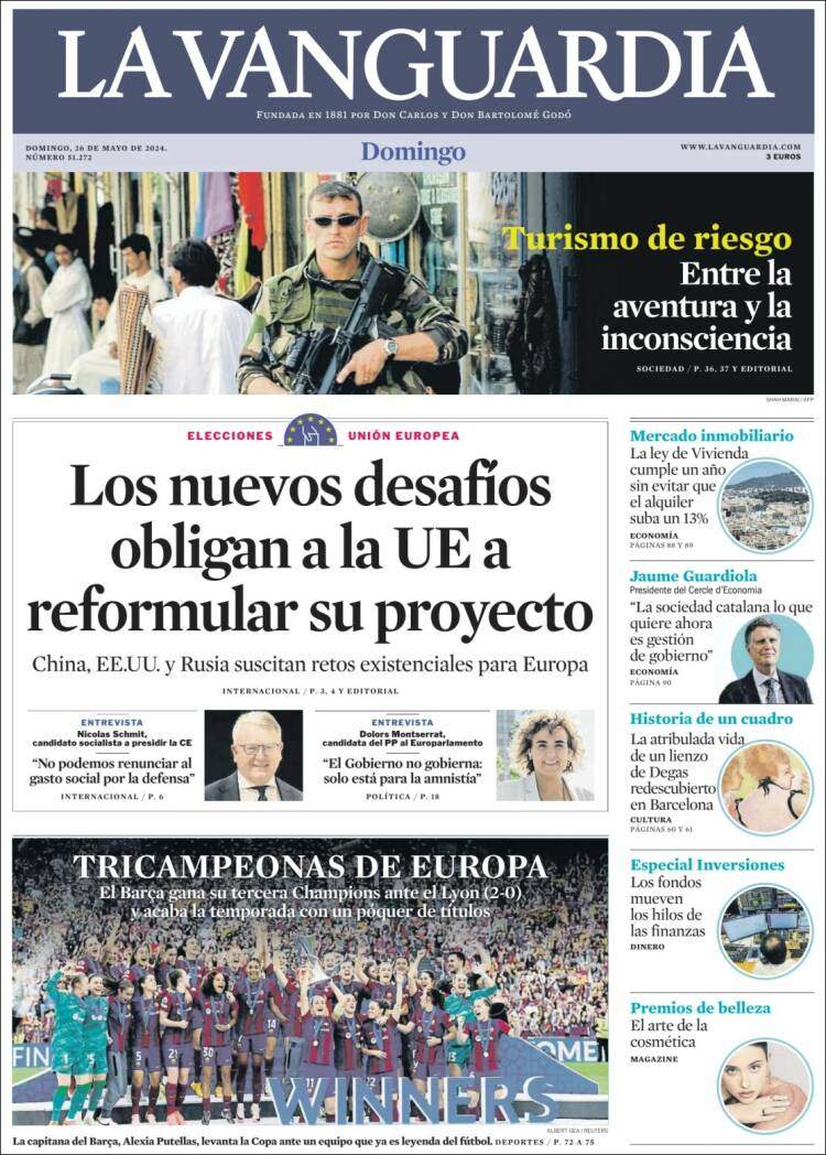 'La Vanguardia' 26 CAST 'La Vanguardia' 26 CAST