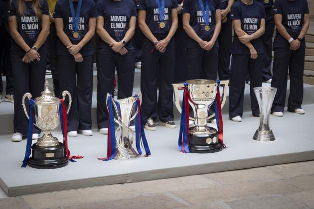 Els quatre títols del Barça femení Miquel Muñoz