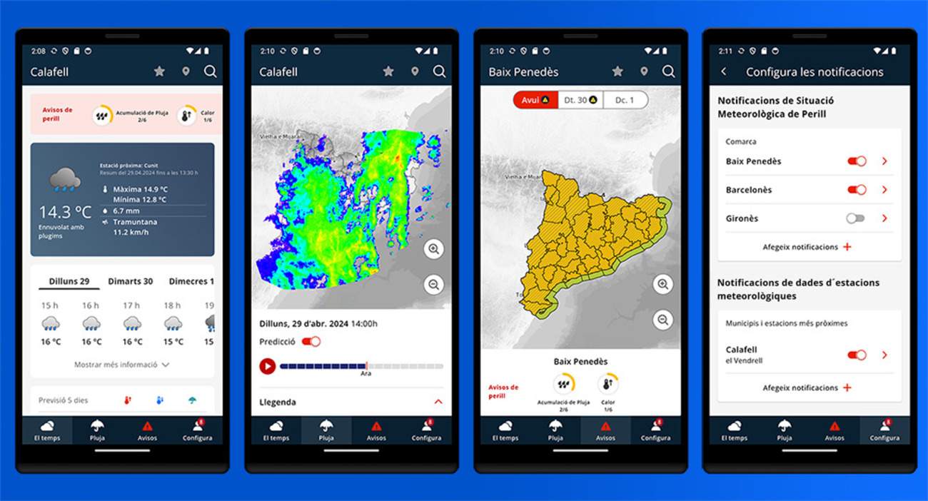 Meteocat activa una nueva aplicación
