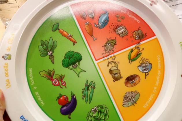 El plato con las buenas proporciones / Foto: ACN El plato con las buenas proporciones / Foto: ACN
