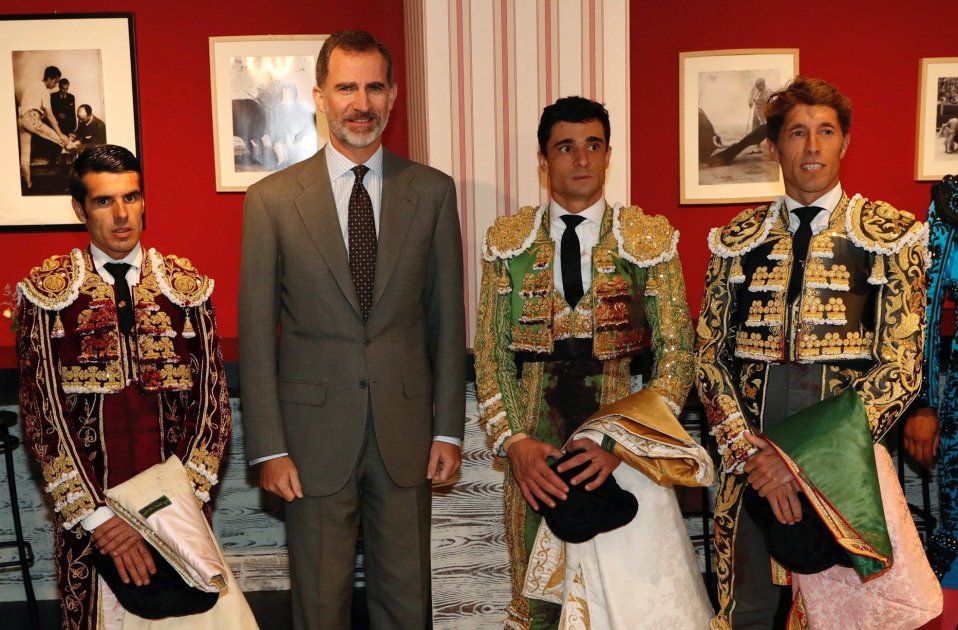 Felip VI toreros  EFE