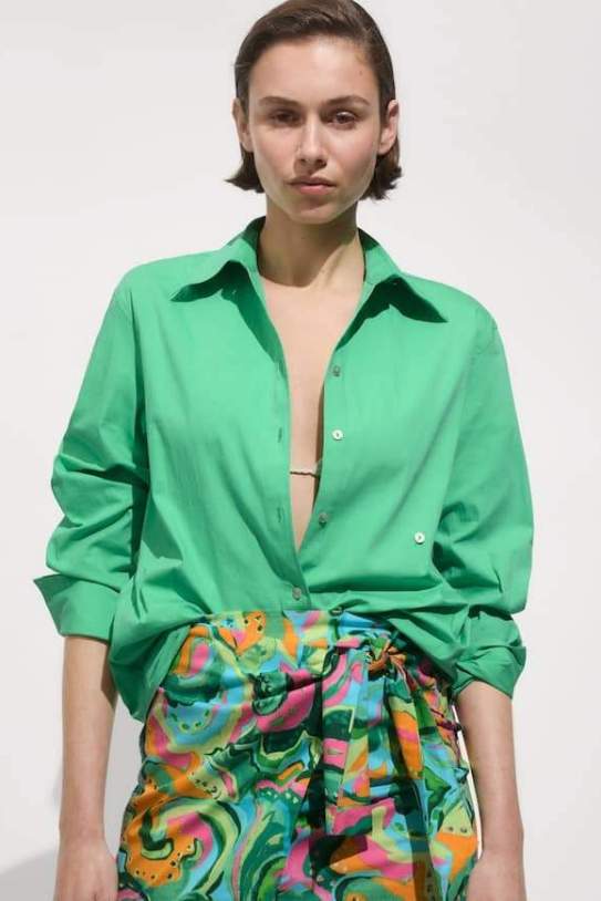 Camisa de Mànec|Mango Camisa de Mànec|Mango