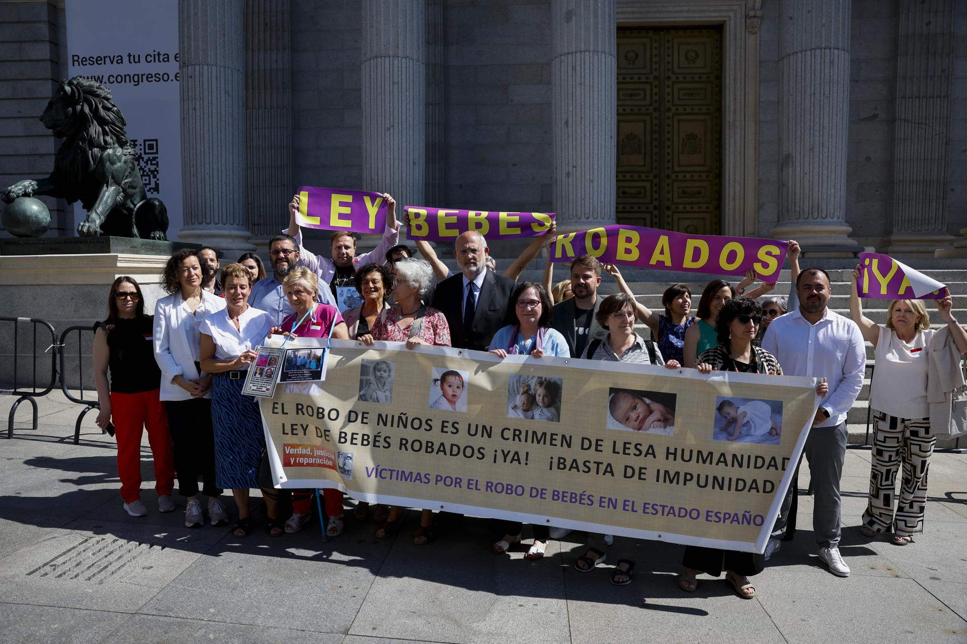 Empieza a andar en el Congreso el tercer intento para aprobar la ley sobre bebés robados en el Estado