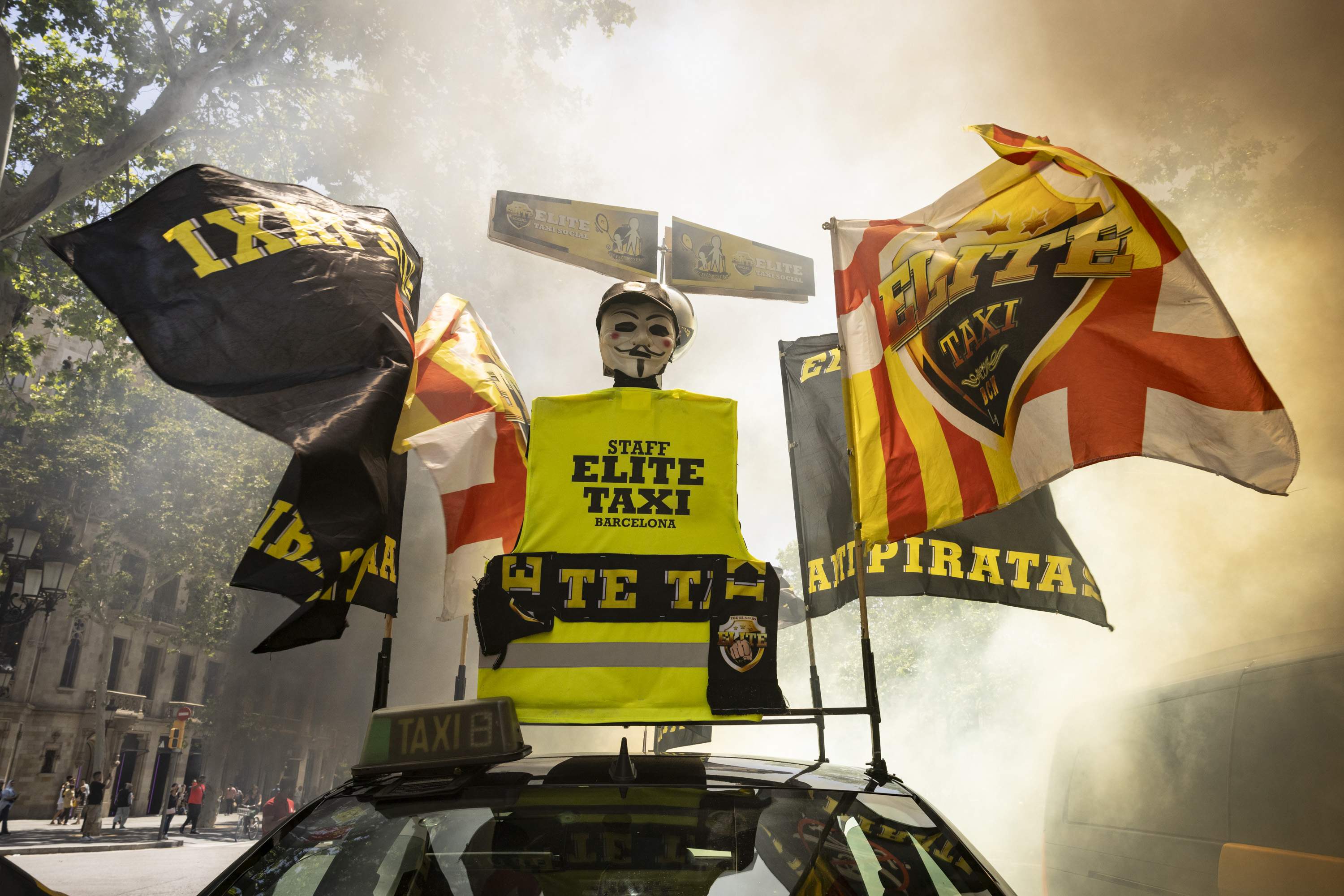 El taxi apunta a las terminales de cruceros, el aeropuerto y la estación de Sants para futuras movilizaciones