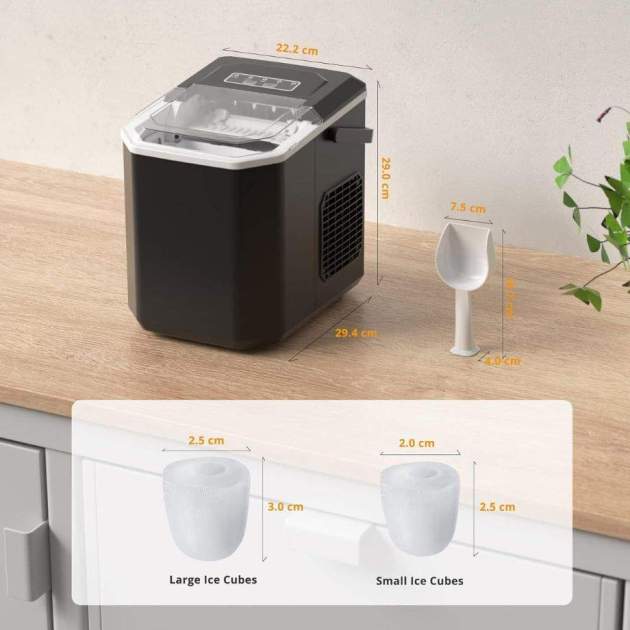 Presionar un botón y en cuestión de minutos tendrás hielo listo para usar Presionar un botón y en cuestión de minutos tendrás hielo listo para usar