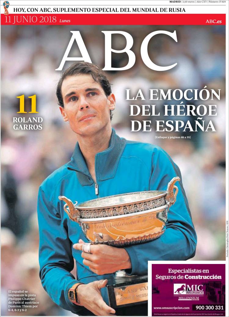 ABC Portada 11 06 2018
