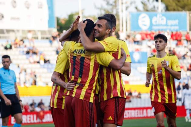 Celebración gol Catalunya Panamá / Foto: Carlos Baglietto