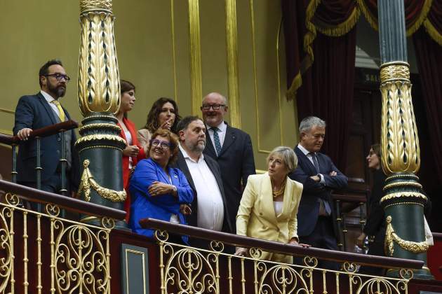 Oriol Junqueras congreso amnistía foto efe Oriol Junqueras congreso amnistía foto efe