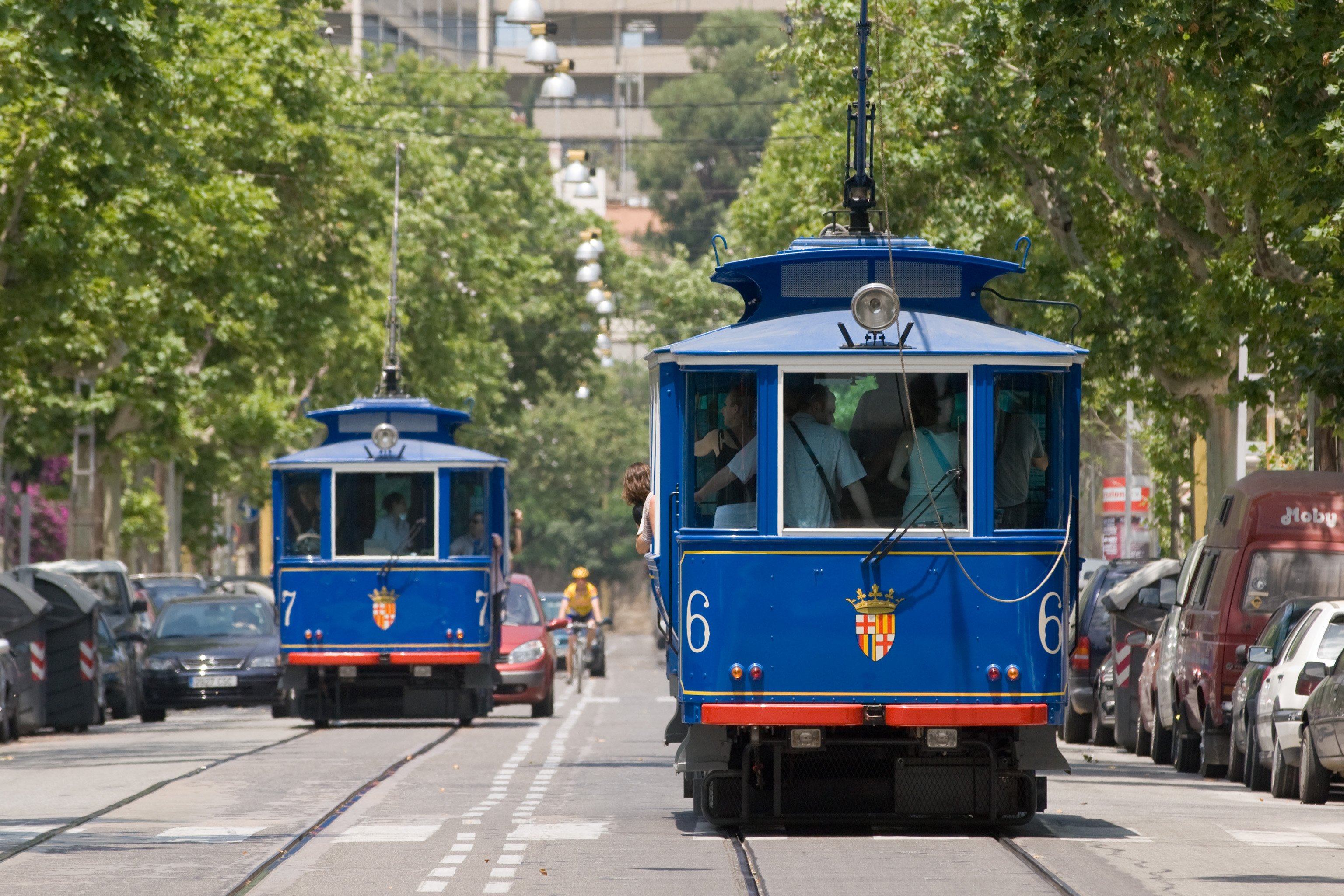 Un tranvía de Barcelona en venta en Wallapop