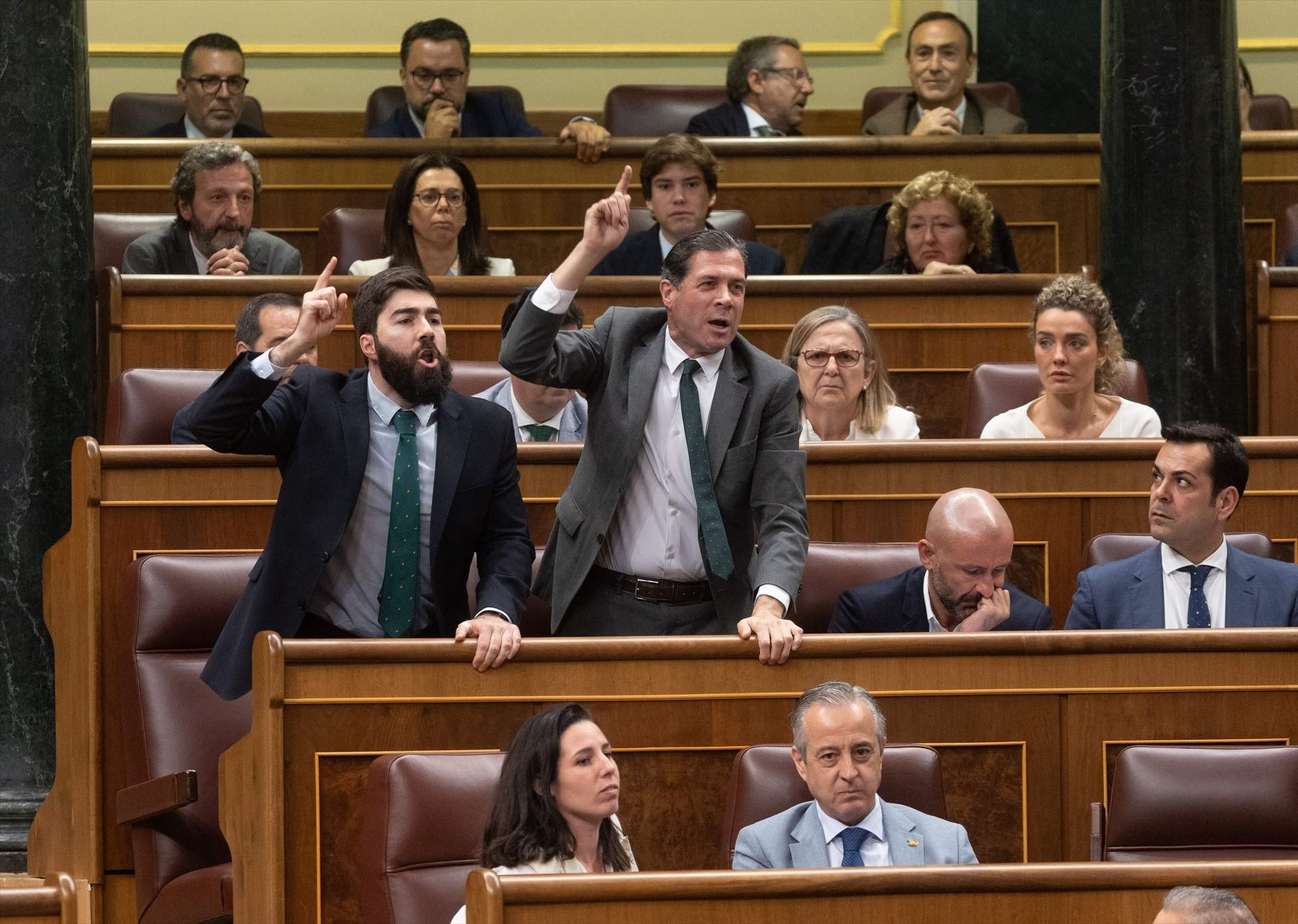Batussa al Congrés: tensió i crits a l'hemicicle durant el debat de l'amnistia