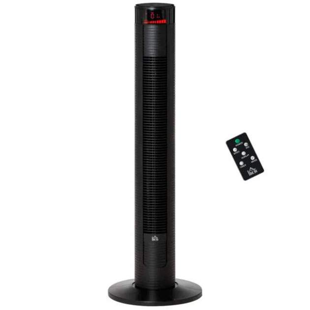 Ventilador de torre 45W con control remoto HOMCOM1