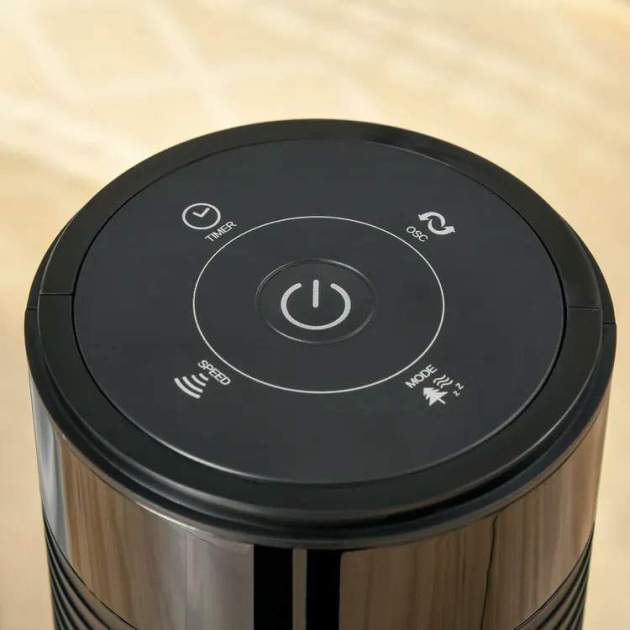 Ventilador de torre 45W con control remoto HOMCOM