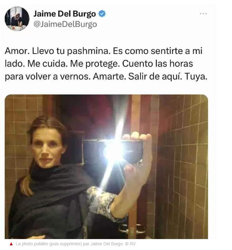 Tuit pashmina Jaime del Burgo 3 12 2023 Tuit pashmina Jaime del Burgo 3 12 2023