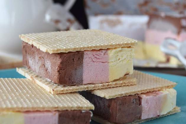 Helado corte vainilla Helado corte vainilla