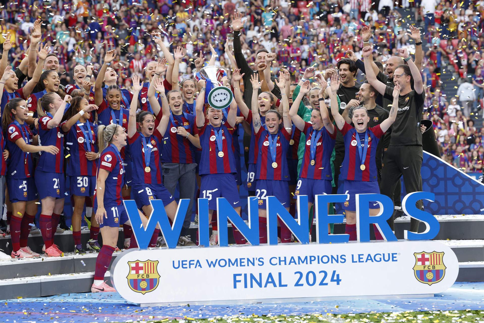 fc barcelona femení guanya champions / Foto: Miguel Tona / Efe