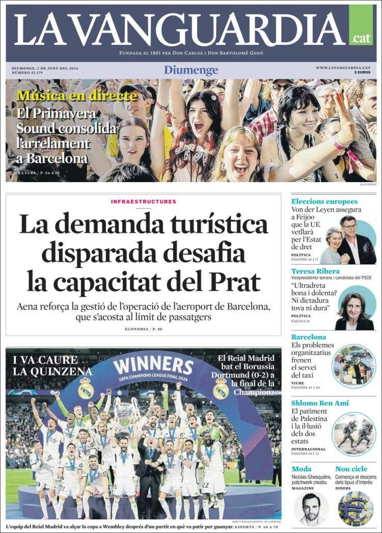 'La Vanguardia' 2 CAT 'La Vanguardia' 2 CAT