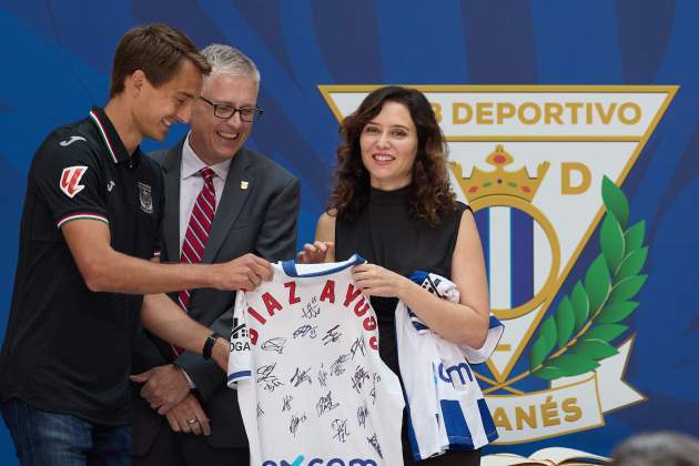 EuropaPress 6008677 i d capitan club deportivo leganes sergio gonzalez propietario leganes jeff EuropaPress 6008677 i d capitan club deportivo leganes sergio gonzalez propietario leganes jeff