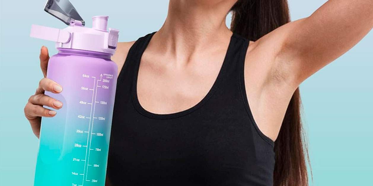 Aquesta ampolla supervendes a Amazon et recorda que has de beure aigua