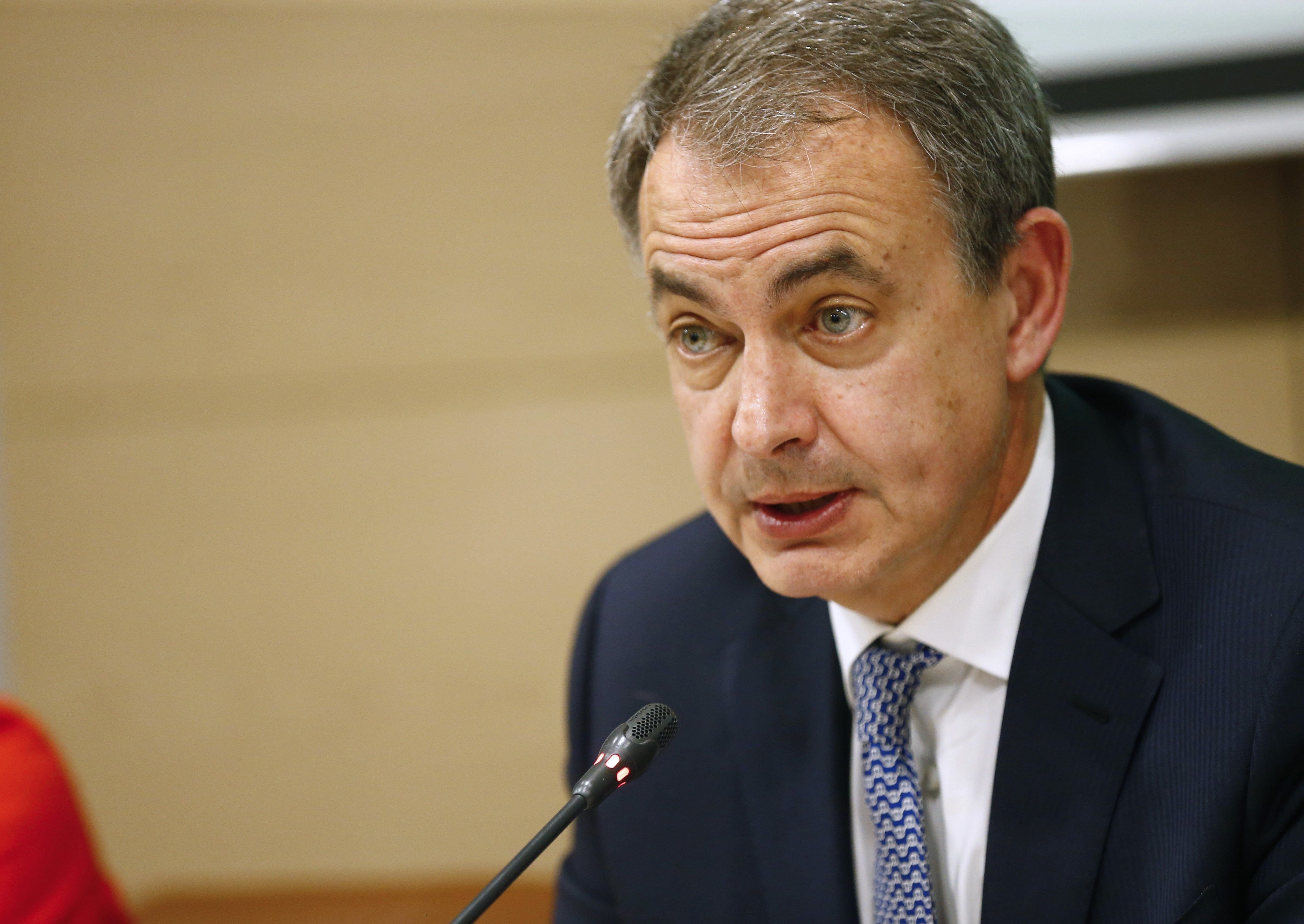 Zapatero: "El conflicto catalán lo resolverá el diálogo, no los tribunales"