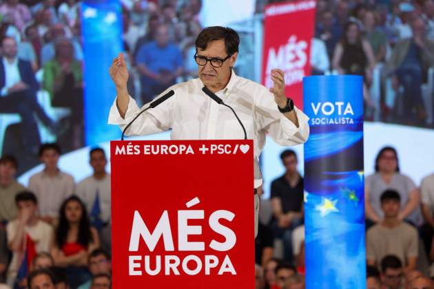 Salvador Illa acto PSC elecciones europeas / Montse Giralt