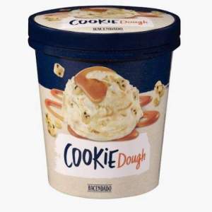 Deliciós gelat de cookie i vainilla Deliciós gelat de cookie i vainilla