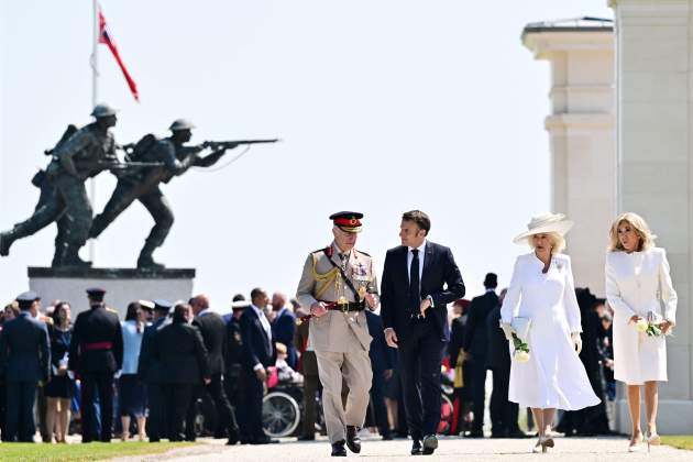 Carlos Macron Camila Brigitte Normandia GTRES Carlos Macron Camila Brigitte Normandia GTRES