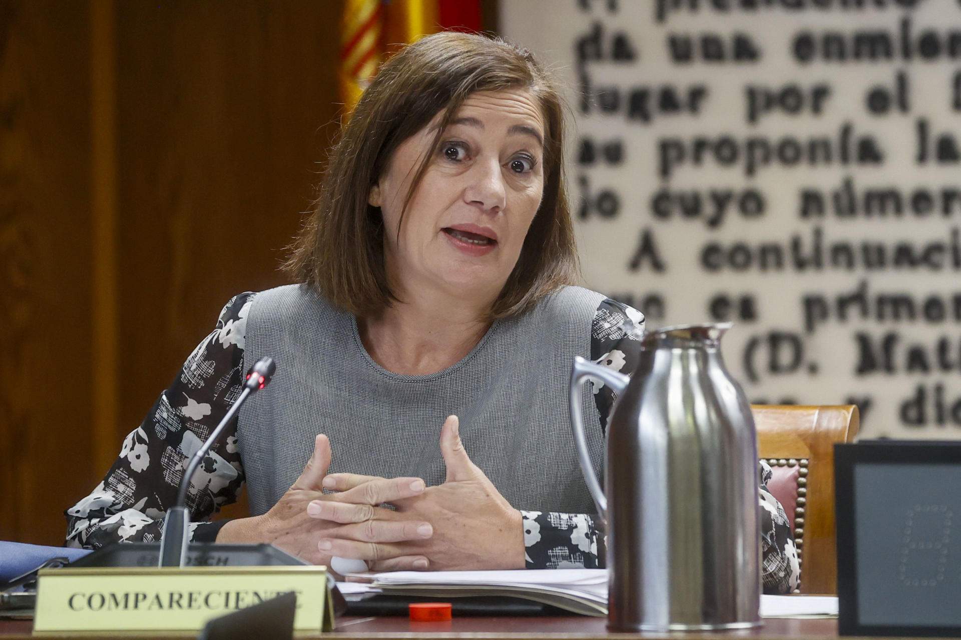Francina Armengol, contra les cordes per una querella d'Hazte Oír que l'acusa de mentir sobre Aldama