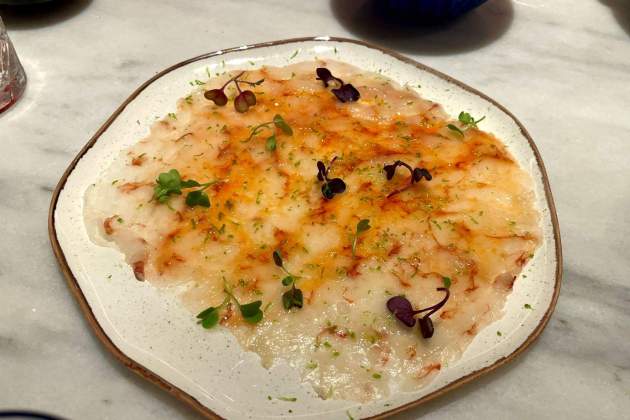 Carpaccio Gambas Babou Carpaccio Gambas Babou