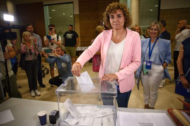 Dolors Montserrat votant 9 J. Europa Press Dolors Montserrat votant 9 J. Europa Press