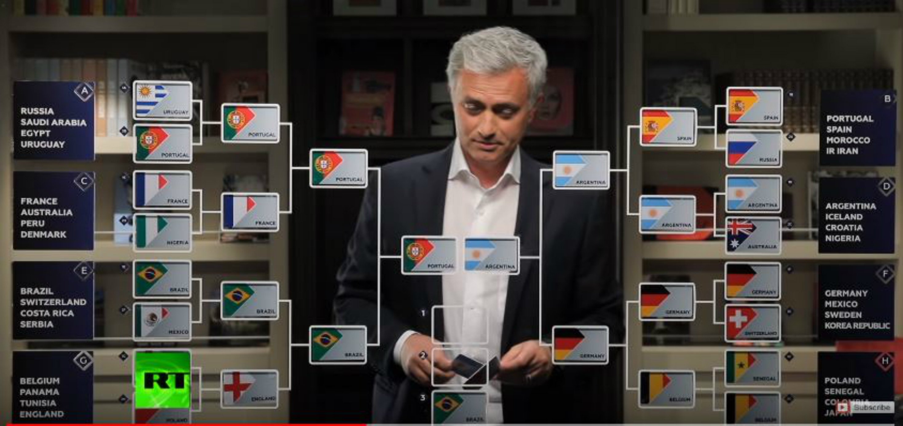 Vídeo: La previsió de Mourinho per al Mundial (amb pròrroga i penals)