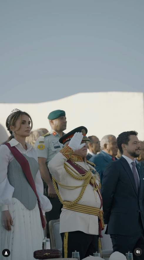 Rània de Jordania con el marido al Jubileo, Instagram Rània de Jordania con el marido al Jubileo, Instagram