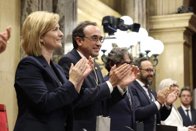 El nou president Parlament, Josep Rull / Montse Giralt El nou president Parlament, Josep Rull / Montse Giralt