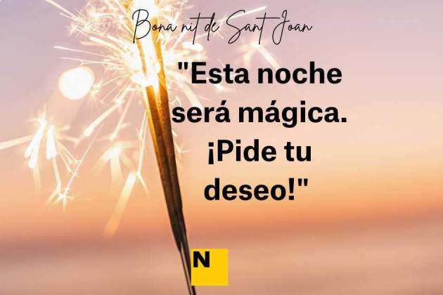 Bona nit  de  Sant Joan frases 2