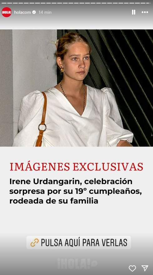 Irene Urdangarin Instagram Irene Urdangarin Instagram