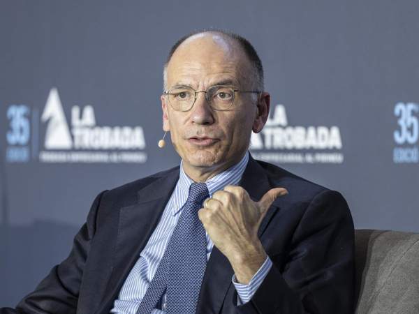 20240613 TROBADA EMPRESARIAL PIRINEUS Enrico Letta / Foto: Montse Giralt 20240613 TROBADA EMPRESARIAL PIRINEUS Enrico Letta / Foto: Montse Giralt