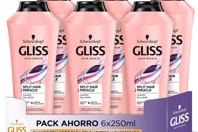 Champú sellador para pelo abierto y encrespado Gliss1
