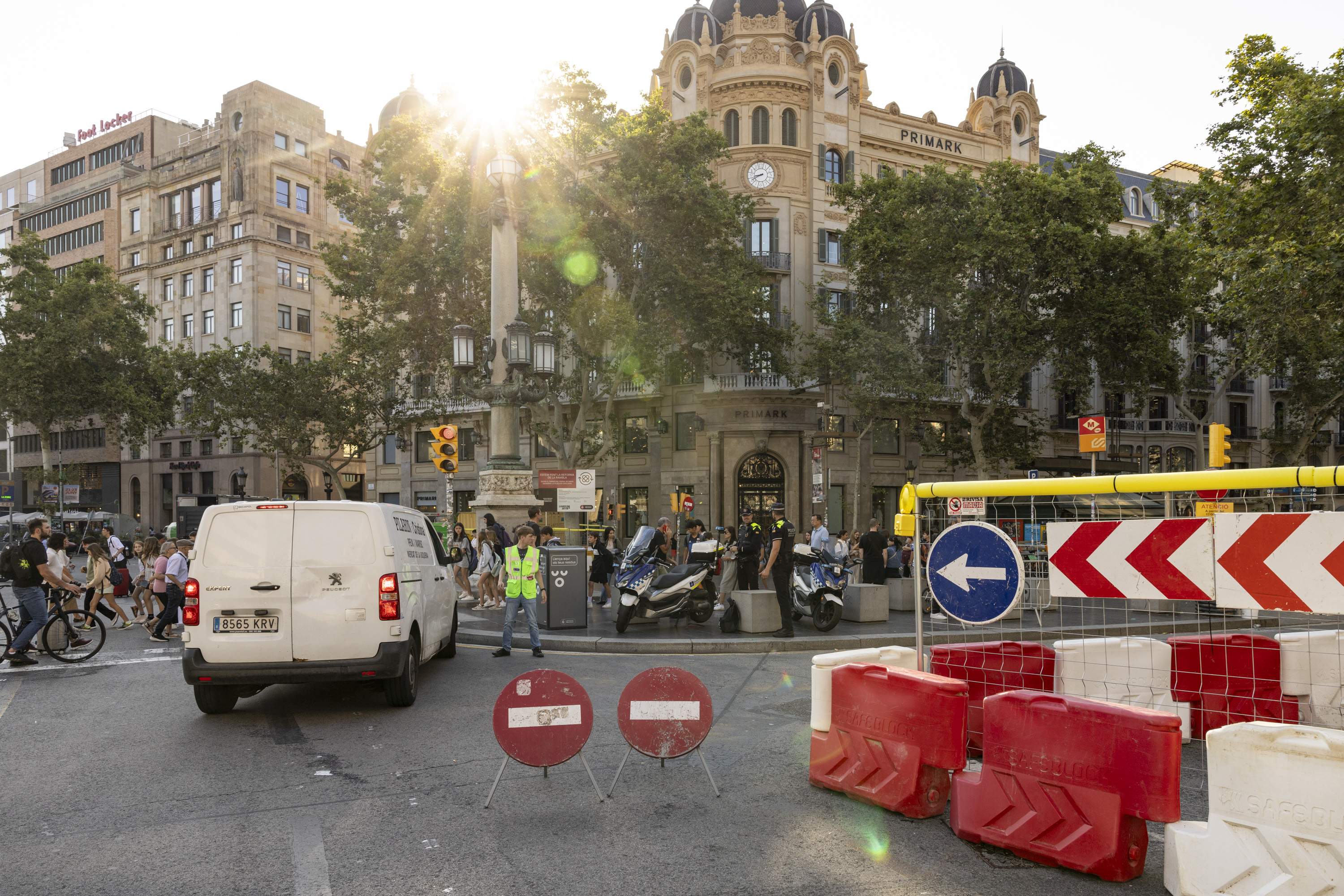 Estiu d'obres a Barcelona: plaça Espanya, Diagonal i ronda de Dalt, els punts més afectats