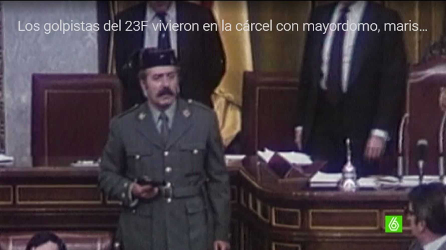 Mayordomo, marisco y mujeres, la dura vida de los golpistas del 23-F en la cárcel