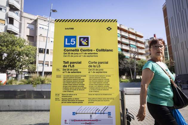 Tall metro Cornellà collblanc L5 / Foto: Carlos Baglietto Tall metro Cornellà collblanc L5 / Foto: Carlos Baglietto