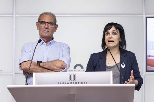 20240618 REUNIONS PARLAMENT Ramon Abad Silvia Orriols / Foto: Montse Giralt