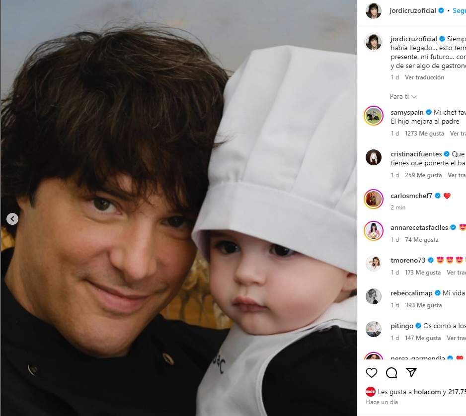Jordi Cruz i Noah Instagram Jordi Cruz i Noah Instagram