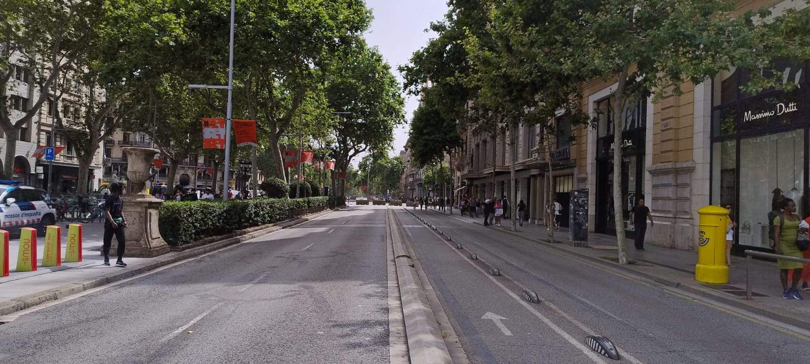 Gran Vía de las Corts Catalanas, corte. Foto: Jordi Palmer Gran Vía de las Corts Catalanas, corte. Foto: Jordi Palmer