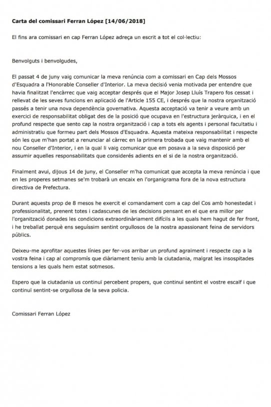 carta Ferran López