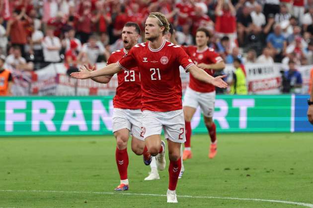 Hjulmand gol Dinamarca Anglaterra Hjulmand gol Dinamarca Anglaterra